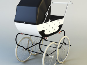 pram retro 3D Модель