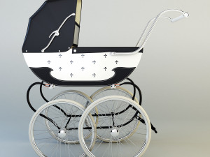 pram retro 3D Модель