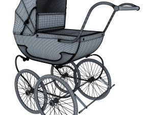 pram retro 3D Модель
