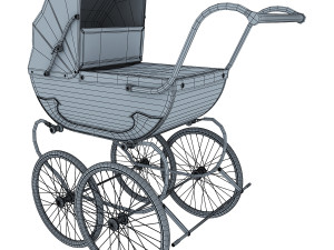 pram retro 3D Модель