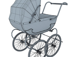 pram retro 3D Модель