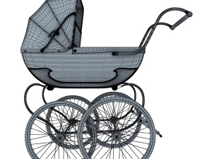 pram retro 3D Модель
