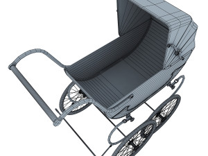 pram retro 3D Модель