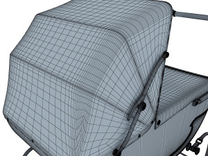 pram retro 3D Модель