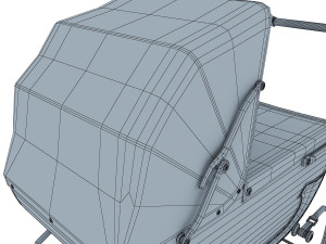 pram retro 3D Модель