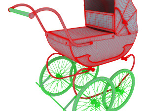 pram retro 3D Модель