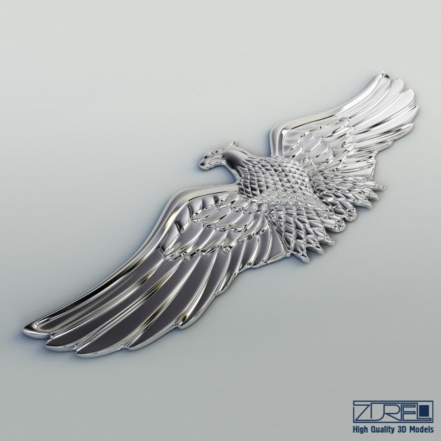 chrome eagle Model 3D .c4d .max .obj .3ds .fbx .stl .blend 