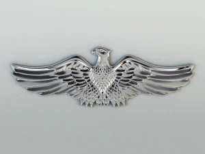 chrome eagle 3D Model