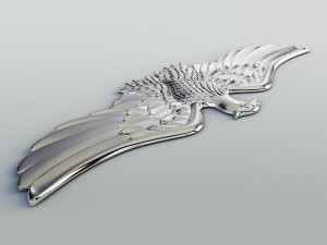 chrome eagle Model 3D