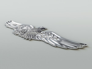 chrome eagle Model 3D