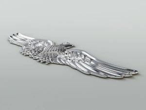 chrome eagle 3D Model