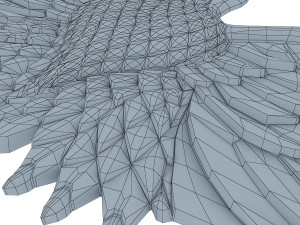 chrome eagle Model 3D