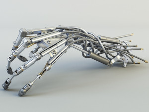 robotic hand 3D मॉडल