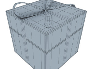 gift box Modelo 3D