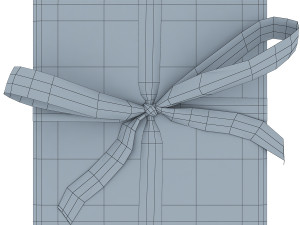 gift box Modelo 3D