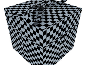 gift box Modelo 3D
