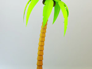 palm tree v 1 3D Model