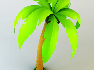 palm tree v 1 3D Model