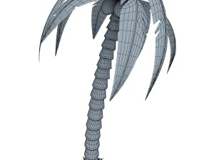 palm tree v 1 3D Model