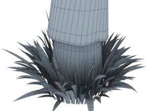 palm tree v 1 3D Model