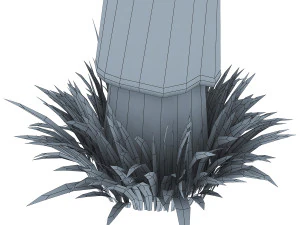 palm tree v 1 3D Model
