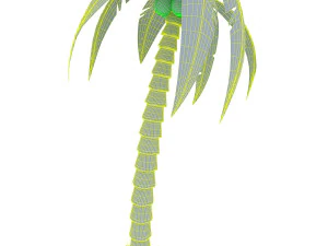 palm tree v 1 3D Model