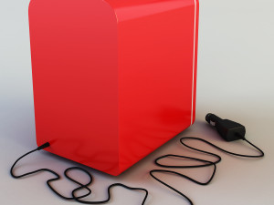 mini fridge 3D 모델