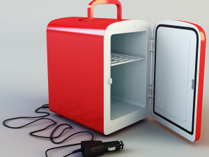 mini fridge 3D 모델
