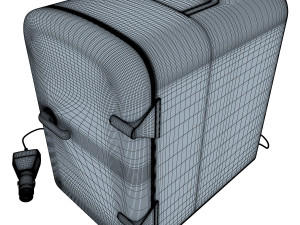 mini fridge 3D 모델