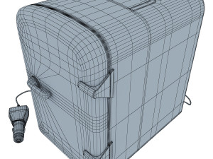 mini fridge 3D 모델