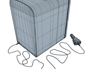 mini fridge 3D 모델