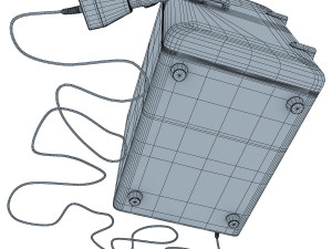 mini fridge 3D 모델
