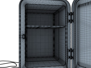 mini fridge 3D 모델