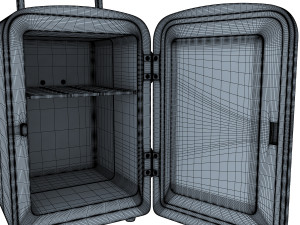 mini fridge 3D 모델