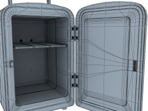 mini fridge 3D 모델