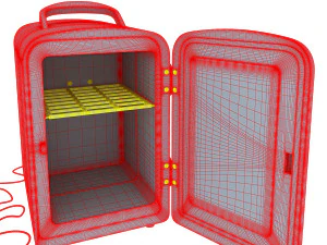 mini fridge 3D Model