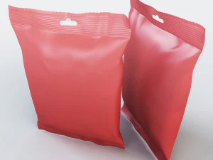 food packaging 100 grams 3D Model