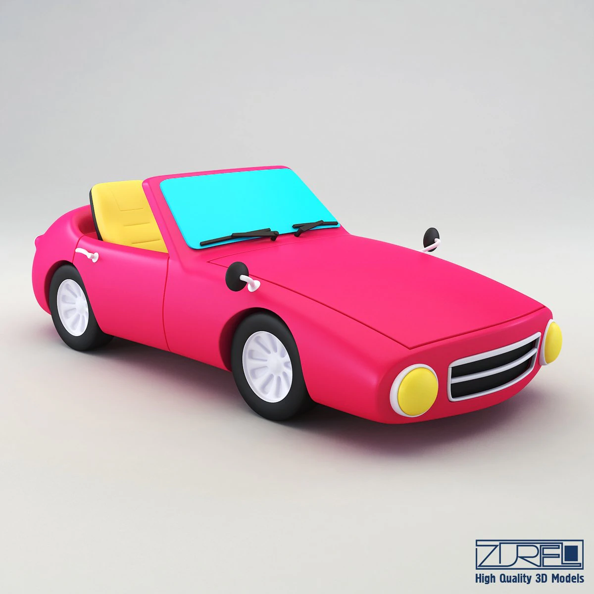 sport car 3D Model .c4d .max .obj .3ds .fbx .stl .blend 