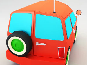 suv car 3D Model