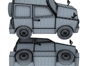 suv car 3D Model