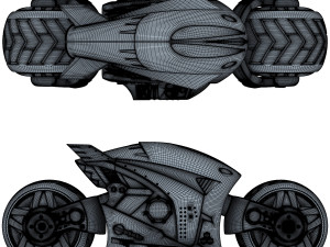 cyber cycle Modello 3D