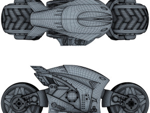 cyber cycle Modello 3D