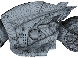 cyber cycle Modello 3D