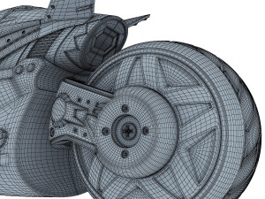 cyber cycle Modello 3D