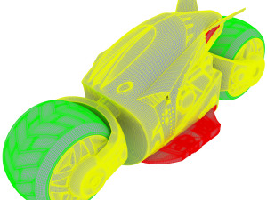cyber cycle Modello 3D