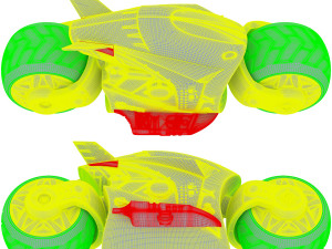 cyber cycle Modello 3D