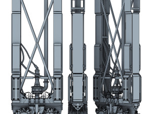 drilling rig 3Dモデル