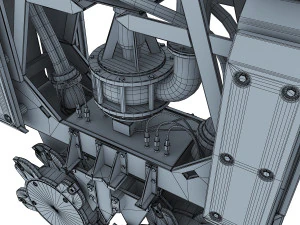 drilling rig 3D Model