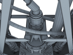 drilling rig 3Dモデル