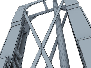 drilling rig 3Dモデル